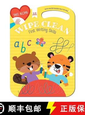 【3-4周达】Take Along Wipe Clean: First Writing Skills (Ages 4-6) [9789465055350]