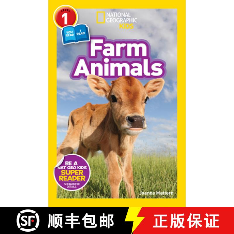 【3-4周达】Farm Animals (National Geographic Kids Readers, Level 1/Co-Reader) [9781426326875]