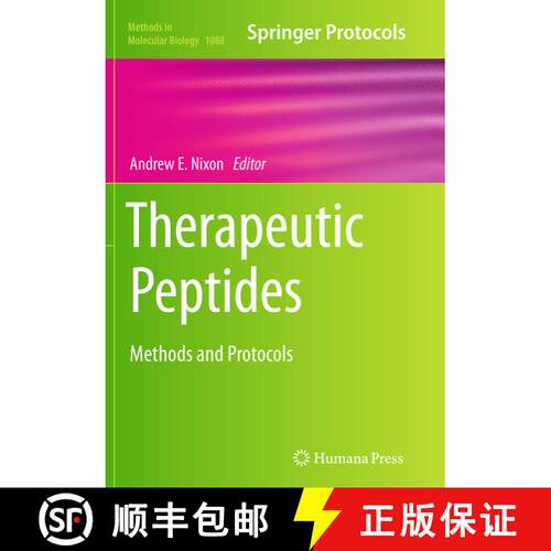 【3-4周达】Therapeutic Peptides : Methods and Protocols (Softcover reprint of the original 1st ed. 2014) [9781493957125]
