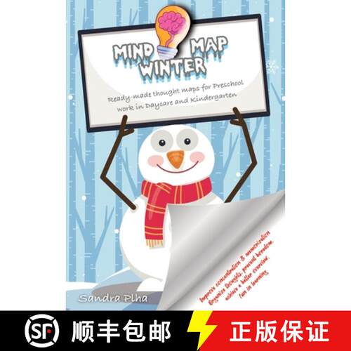 【3-4周达】KitaFix-Mindmap Winter (Ready-made thought maps for Preschool work in Daycare and Kinderga... [9783384671370]