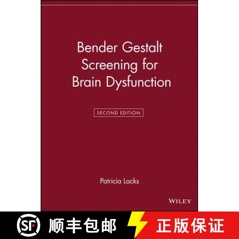 【3-4周达】Bender Gestalt Screening For Brain Dysfunction, 2Nd Edition [Wiley心理学] [9780471242574]