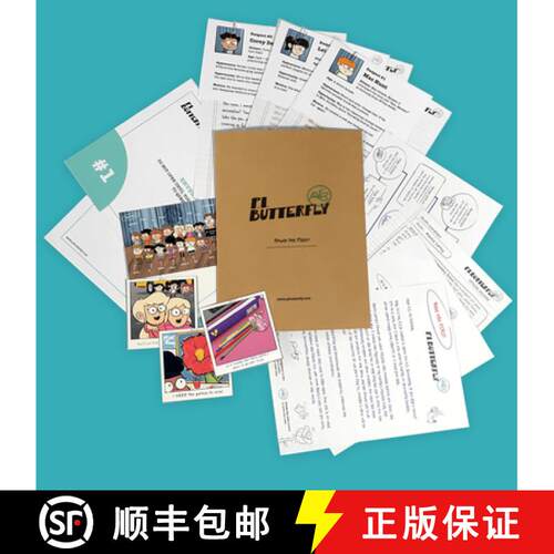 【3-4周达】Flower Pen Fiasco: P.I Butterfly Mini Detective Mystery Game for Kids, Critical Thinking F... [9781938447648]