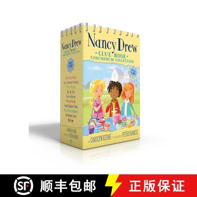 【3-4周达】Nancy Drew Clue Book Conundrum Collection (Boxed Set): Pool Party Puzzler; Last Lemonade S... [9781534461505]