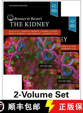 【3-4周达】Brenner and Rector's the Kidney, 2-Volume Set [9780323532655]