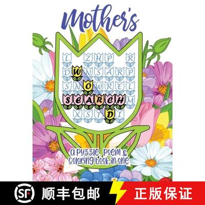【3-4周达】Mother's Word Search: A Puzzle, Poem & Coloring Book in One for Mother's Day, Mom's Birthd... [9781713901686]