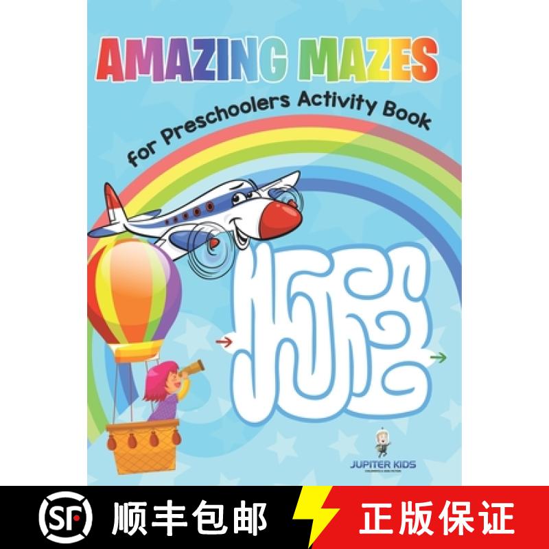 【2-3周达】Amazing Mazes for Preschoolers Activity Book [9798869447432]