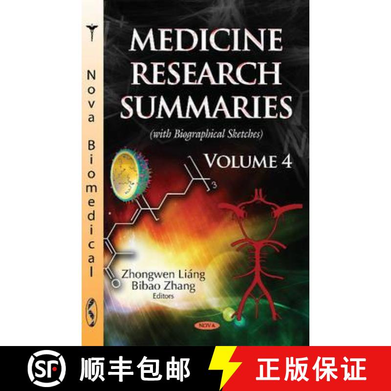 【3-4周达】Medicine Research Summaries: Volume 4 -- with Biographical Sketches - With Biographical Sk... [9781634637343]