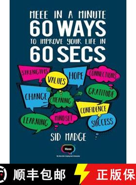 【3-4周达】Meee in a Minute - 60 Ways to Improve Your Life in 60 Secs: 60 Ways To Improve Your Life I... [9781916413405]