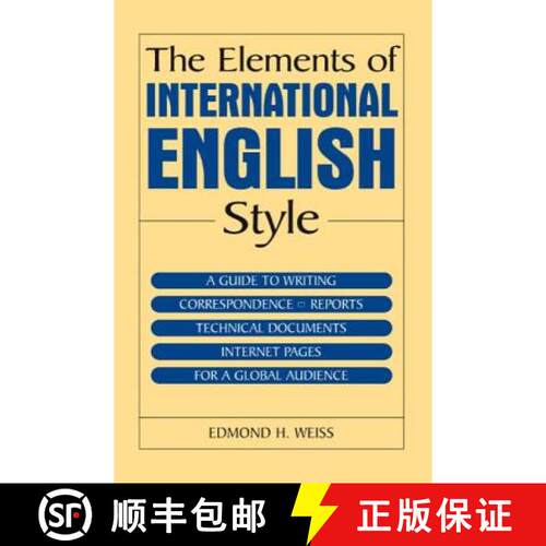 【3-4周达】精装 The Elements of International English Style: A Guide to Writing Correspondence, Repor... [9780765615718]