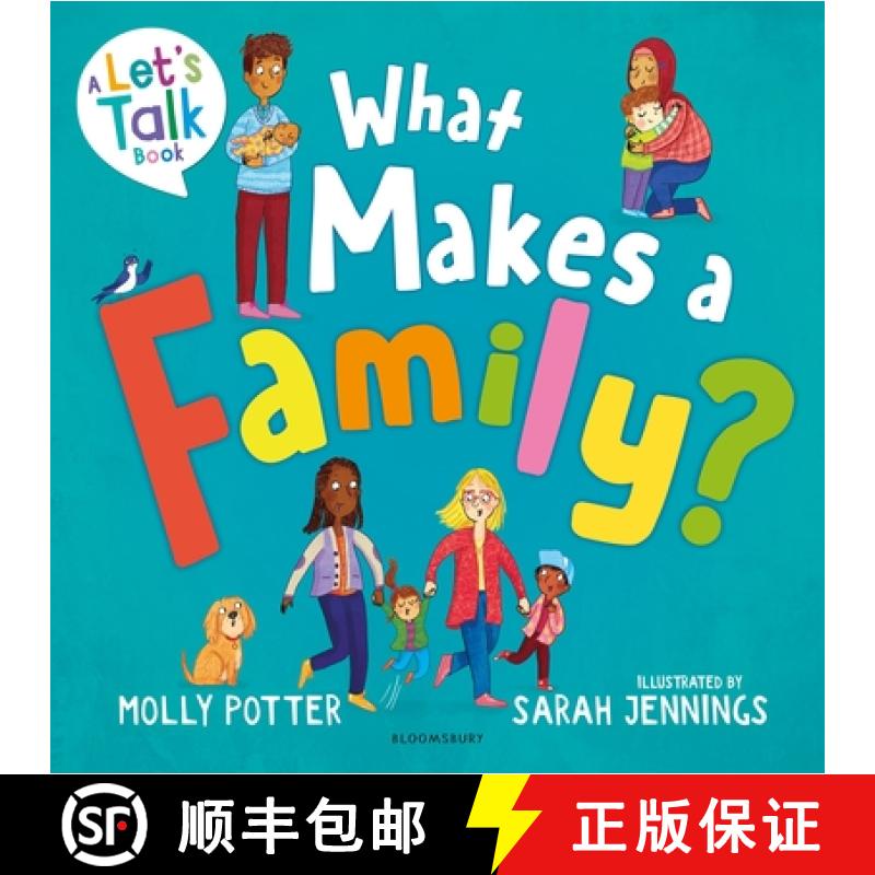 【2-3周达】What Makes a Family? : A Let's Talk picture book to help young children understand differe... [9781801993364]