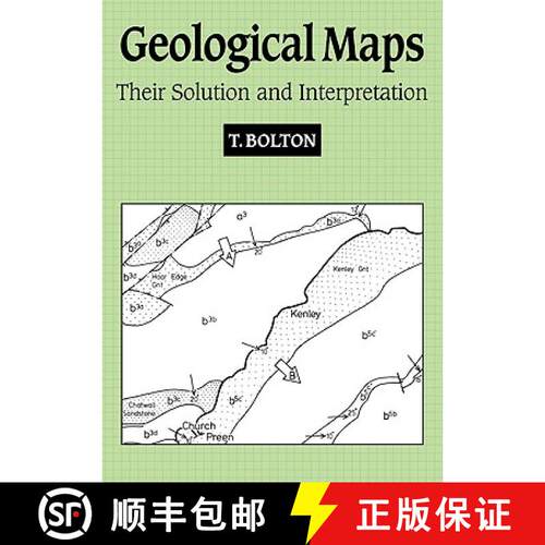 【3-4周达】Geological Maps: Their Solution and Interpretation [9780521367059]