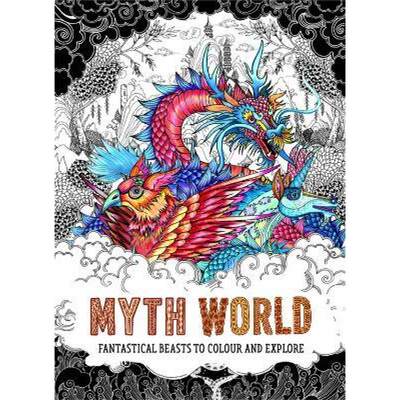 【4周达】Myth World: Fantastical Beasts to Colour and Explore [9781786277978]