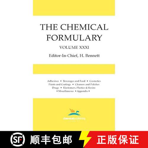 【3-4周达】精装 The Chemical Formulary, Volume 31 [9780820603438]
