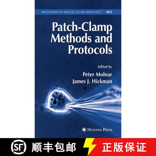 【3-4周达】精装 Patch-Clamp Methods and Protocols [9781588296986]