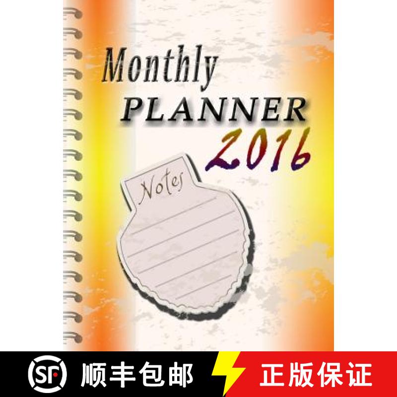 【3-4周达】Monthly Planner 2016 [9781632879493]