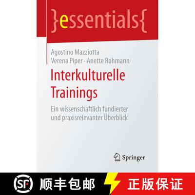 【3-4周达】Interkulturelle Trainings : Ein wissenschaftlich fundierter und praxisrelevanter Überblic... [9783658128722]