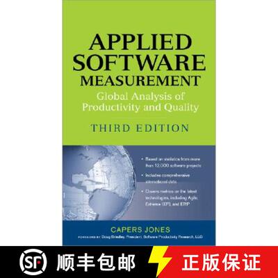 【3-4周达】精装 Applied Software Measurement: Global Analysis of Productivity and Quality [9780071502443]