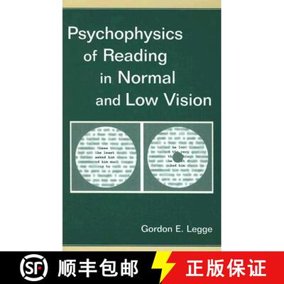 【3-4周达】精装 Psychophysics of Reading in Normal and Low Vision [With CDROM] [9780805843286]