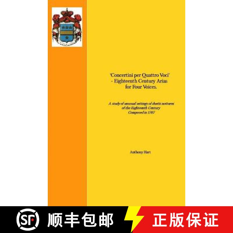 【2-3周达】Concertini per Quattro Voci [9781447752493]