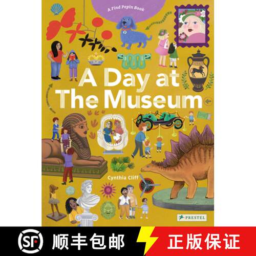 【3-4周达】精装 A Day at the Museum – A Find Pepin Book [9783791376073]