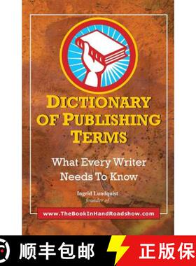 【3-4周达】Dictionary of Publishing Terms [9781936616534]