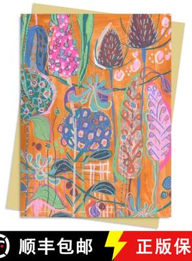 【3-4周达】Lucy Innes Williams: Orange Hydrangeas Greeting Card Pack: Pack of 6 [9781804178676]