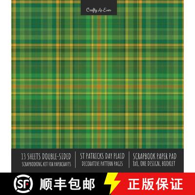 【3-4周达】St. Patrick's Day Plaid Scrapbook Paper Pad 8x8 Scrapbooking Kit for Cardmaking Gifts, DIY... [9781636571751]