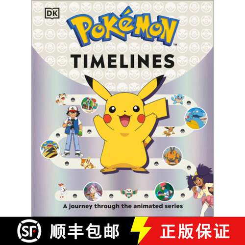 【3-4周达】精装 Pokémon Timelines: An Official Journey Through the Animated Series [9780593844014]