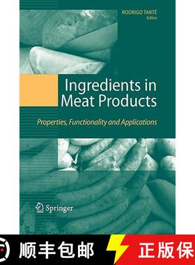 【3-4周达】Ingredients in Meat Products : Properties, Functionality and Applications [9781441924360]