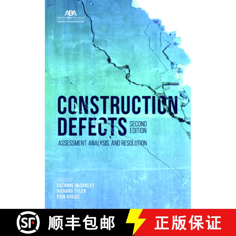 【3-4周达】Construction Defects, Second Edition [9781641057660]