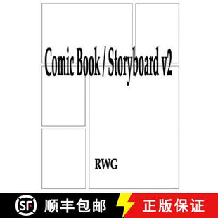 【3-4周达】Comic Book / Storyboard v2: 150 Pages 8.5 X 11 [9781087808253]