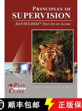 【3-4周达】Principles of Supervision DANTES / DSST Test Study Guide [9781614339120]