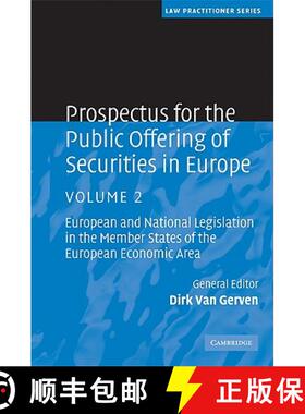 【3-4周达】Prospectus for the Public Offering of Securities in Europe: European and National Legislat... [9780521880718]