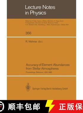 【3-4周达】Accuracy of Element Abundances from Stellar Atmospheres: Proceedings of Two Sessions Alloc... [9783662137819]