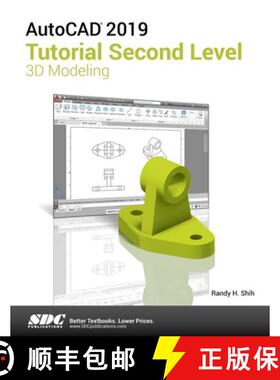 【3-4周达】AutoCAD 2019 Tutorial Second Level 3D Modeling [9781630571948]