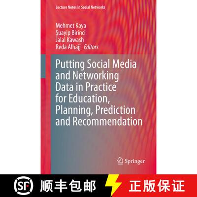 【3-4周达】精装 Putting Social Media and Networking Data in Practice for Education, Planning, Predict... [9783030336974]