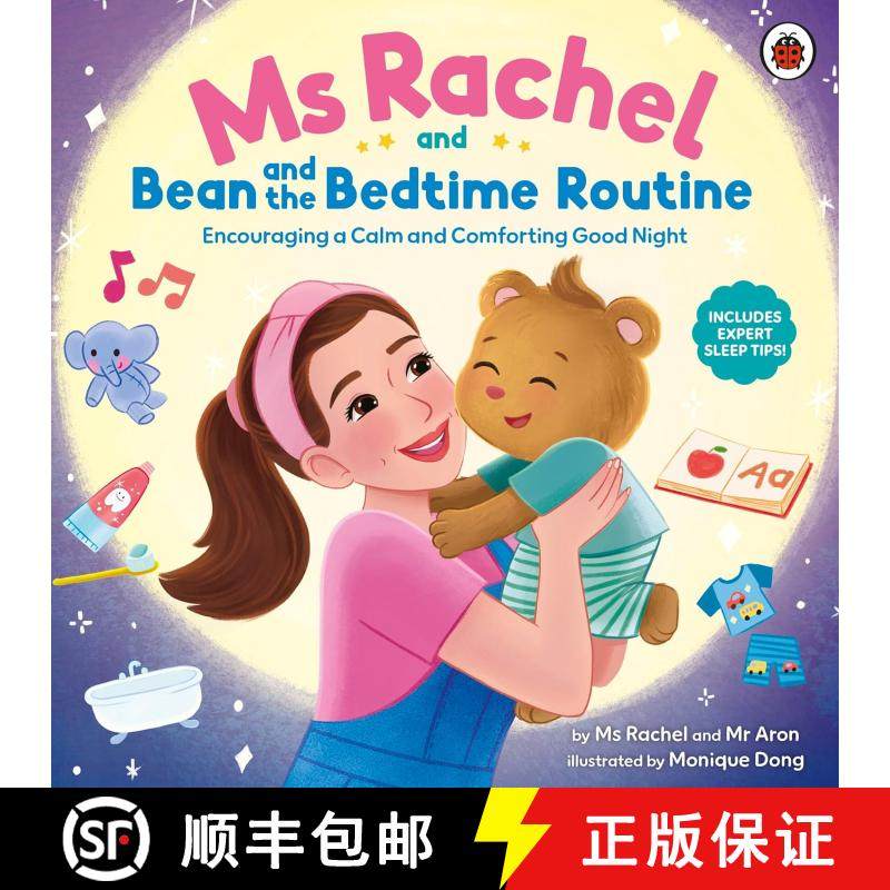 【3-4周达】Ms Rachel and Bean and the Bedtime Routine: Encouraging a Calm and Comforting Good Night [9780241803363]