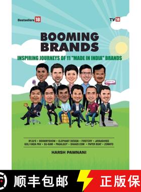 【3-4周达】Booming Brands: Inspiring Journeys of 11 Made in India Brands [9789387860087]