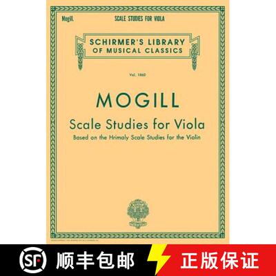 【3-4周达】Scale Studies for Viola: Schirmer Library of Classics Volume 1860 Viola Method [9780793554461]