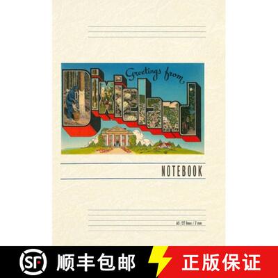 【3-4周达】Vintage Lined Notebook Greetings from Dixieland [9798385400737]