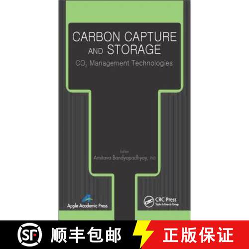【3-4周达】精装 Carbon Capture and Storage : CO2 Management Technologies [9781771880213]