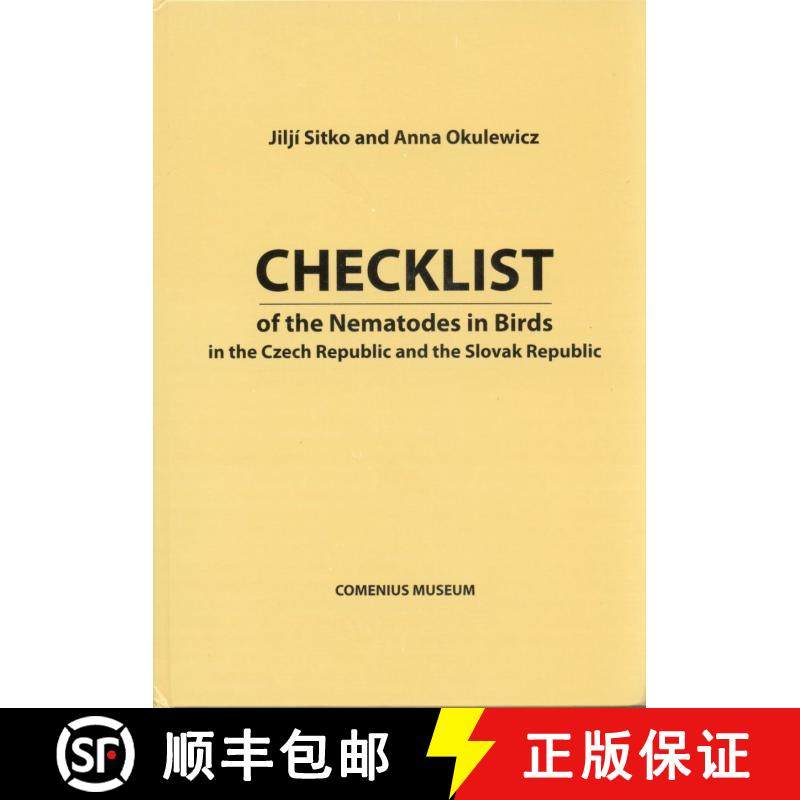 【3-4周达】Checklist of the Nematodes in Birds in the Czech Republic and the Slovak Republic [9788090371392]