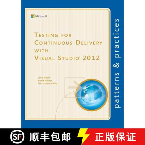 【3-4周达】Testing for Continuous Delivery with Visual Studio 2012 [9781621140184]