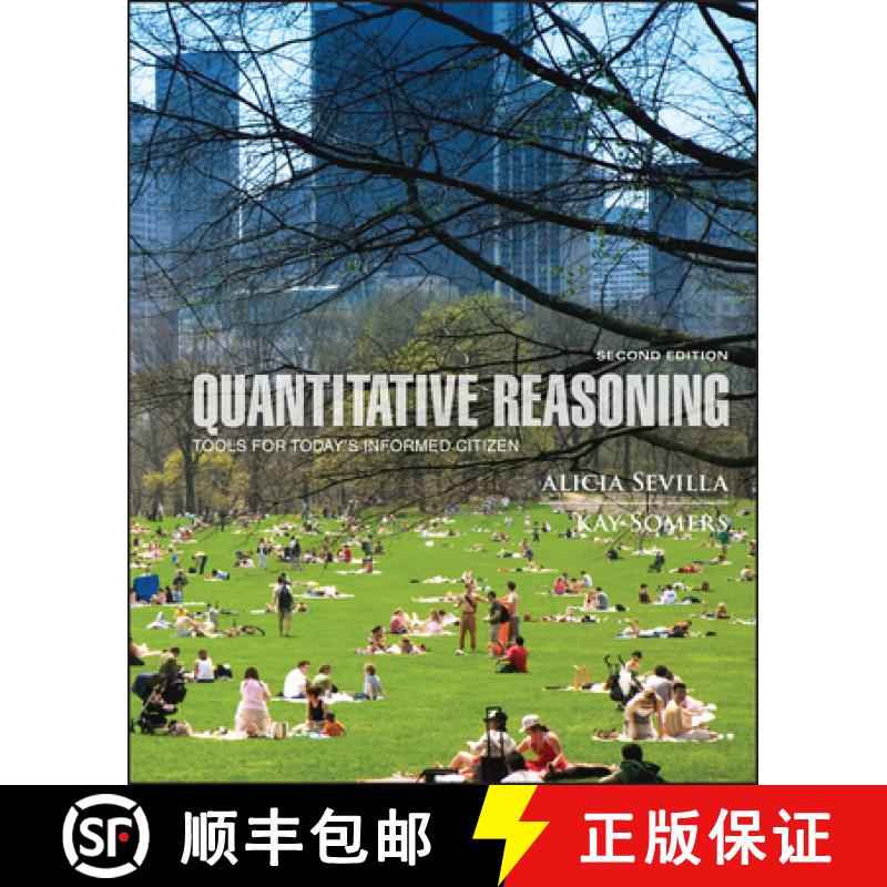 【3-4周达】Quantitative Reasoning: Tools For Today'S Informed Citizen, 2Nd Edition [Wiley数学] [9780470592717]