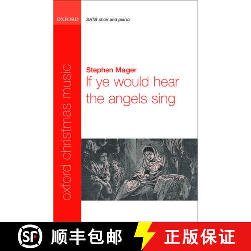 【3-4周达】If Ye Would Hear the Angels Sing: Satb Vocal Score (SATB vocal score) [9780193804784]