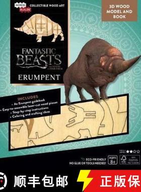 【3-4周达】IncrediBuilds: Fantastic Beasts and Where to Find Them: Erumpent Book and 3D Wood Model [9781682981139]