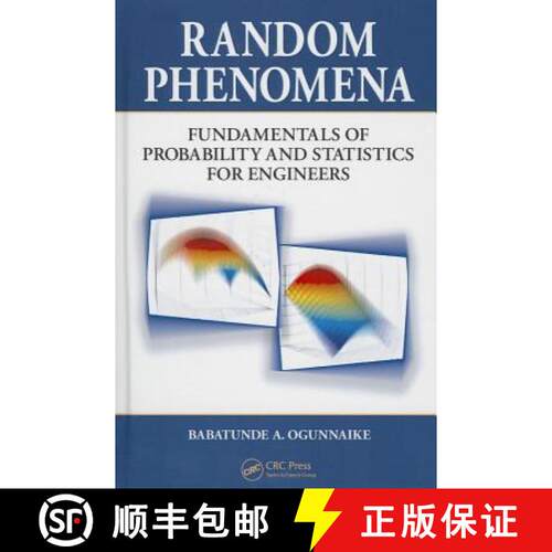【3-4周达】精装 Random Phenomena: Fundamentals of Probability and Statistics for Engineers [With CDROM] [9781420044973]