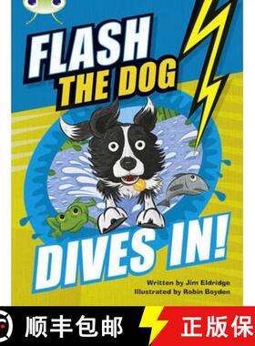 【3-4周达】Bug Club Independent Fiction Year 3 Brown B Flash the Dog Dives In! [9780435143640]