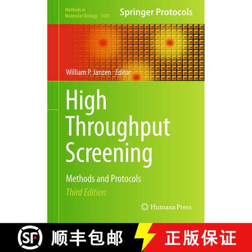 【3-4周达】精装 High Throughput Screening : Methods and Protocols (3rd ed. 2016) [9781493936717]