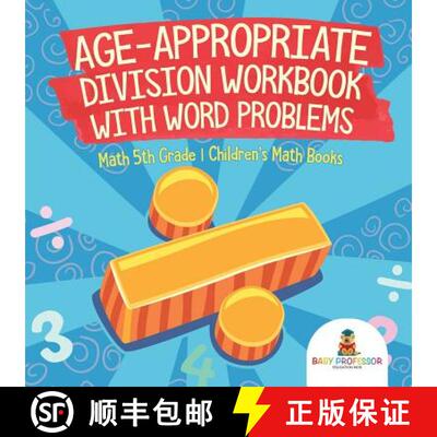 【3-4周达】Age-Appropriate Division Workbook with Word Problems - Math 5th Grade | Children's Math Books [9781541928213]
